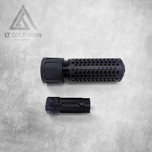 冷铁牌 KAC QDC组合消音M4QD装饰消MCQ-PRT 钢制帽/铝合金帽