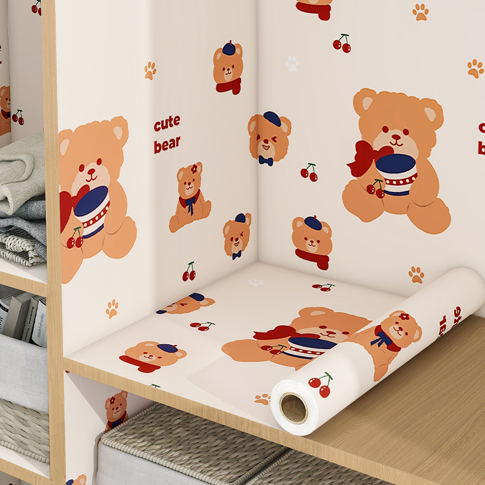 衣柜贴纸翻新自粘墙纸防水防潮防霉家具柜子抽屉内部美化专用垫纸