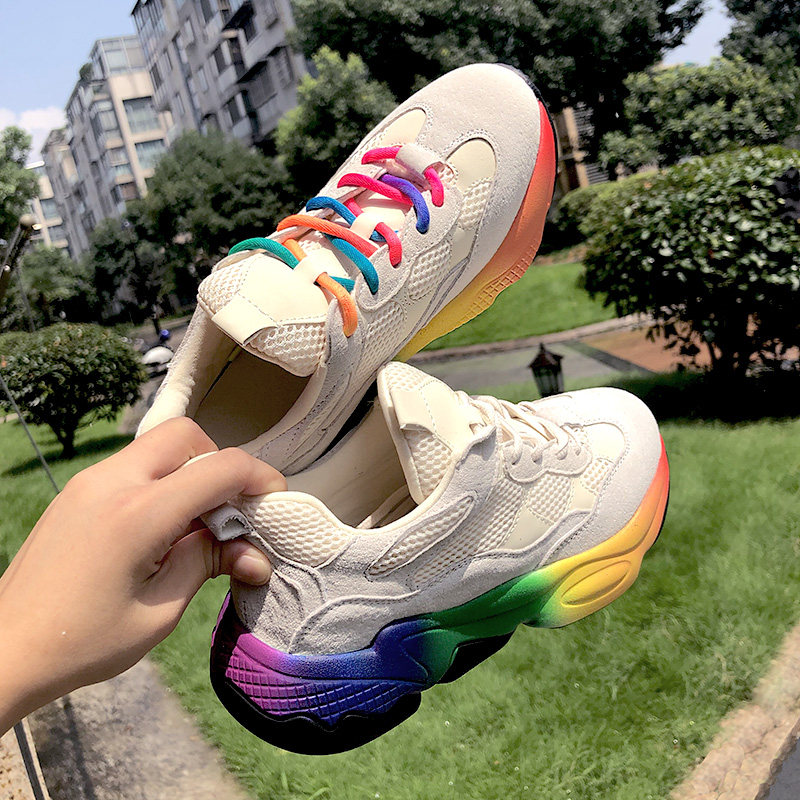 lady gym shoes 2019 new pattern ins Versatile soft sole leisure time Diddy summer ventilation run shoesin the Women's Shoes, Low shoes  category - from Buy2taobao.com to provide professional Taobao agent buy service