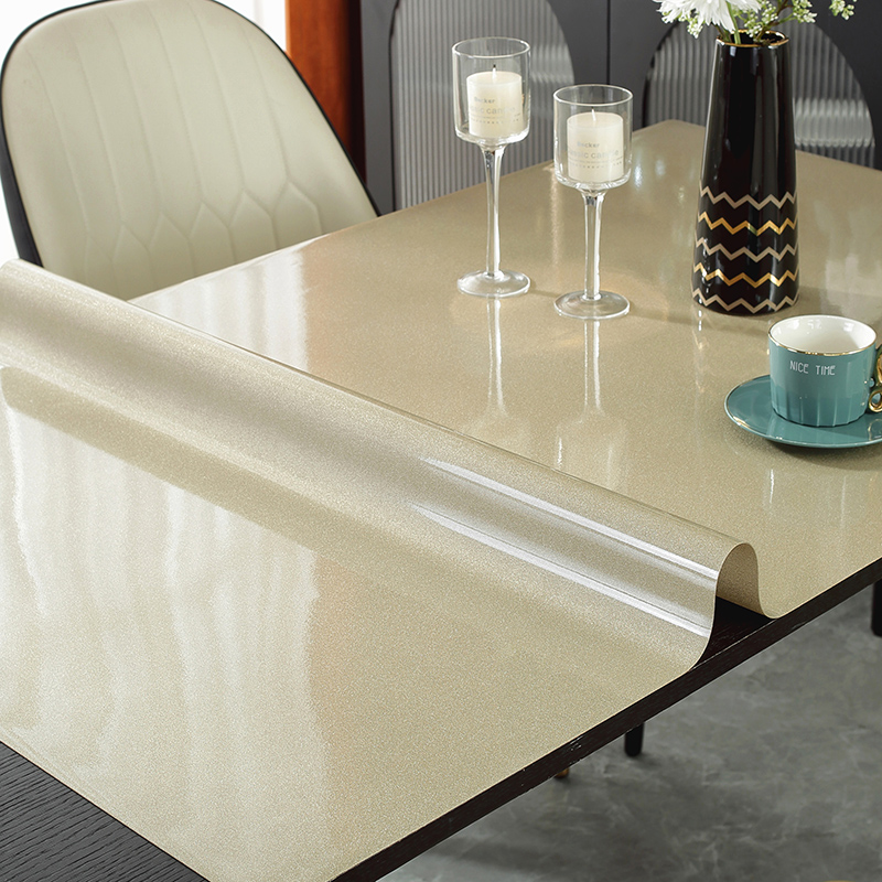 多沃简约软质玻璃防水免洗桌垫