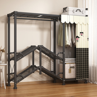 折叠衣柜卧室家用布衣柜出租房用免安装加粗加厚简易组装衣橱小型