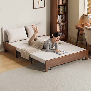 实木折叠沙发床一体两用2026新款 小户型客厅单双人可长期睡沙发床
