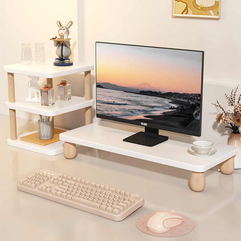 台式电脑增高架办公室桌面置物架