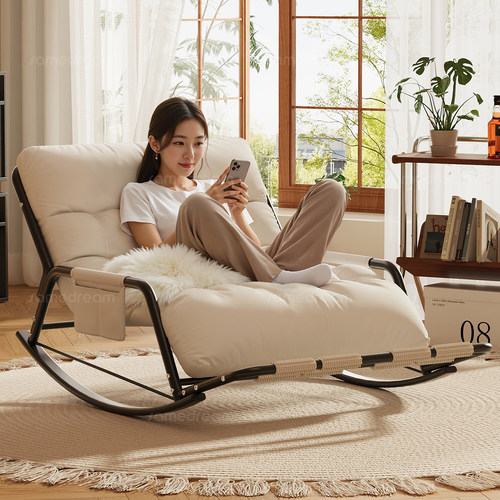三梦懒人沙发可睡觉摇椅躺椅成人
