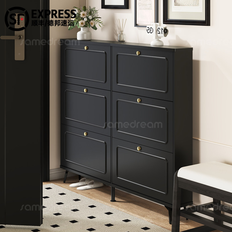 极简实木鞋柜2025新款爆款室内