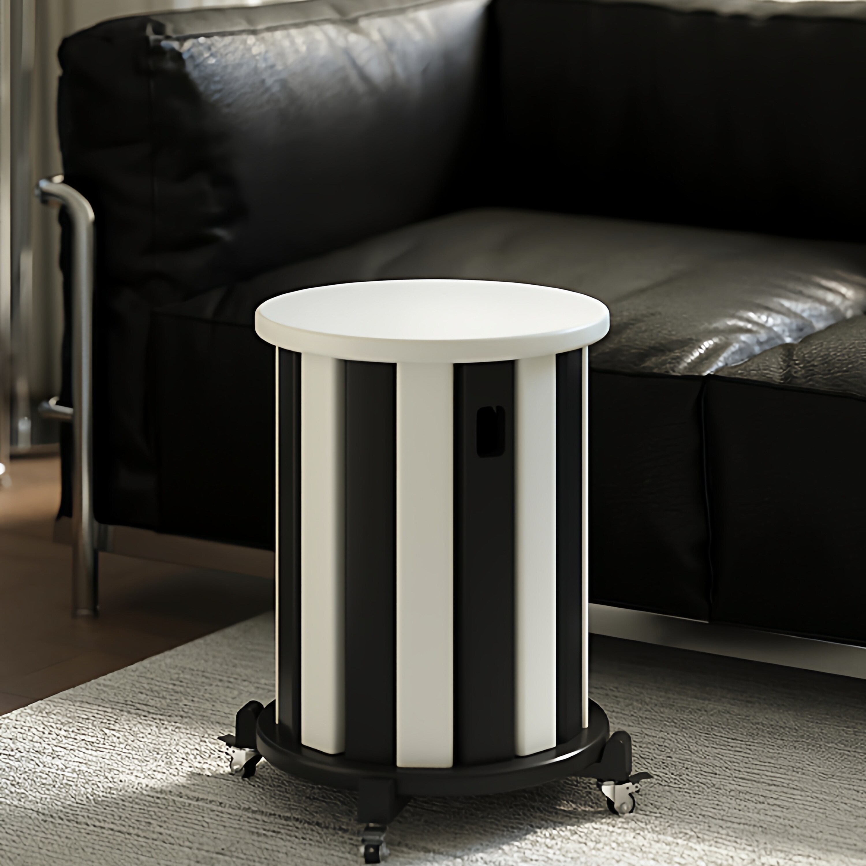 三梦实木可叠放圆凳四合一