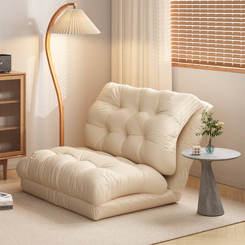 三梦懒人沙发折叠沙发床可躺可睡多功能折叠椅卧室阳台休闲榻榻米