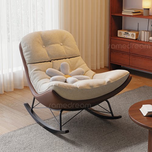 三梦轻奢懒人沙发2025新款摇椅