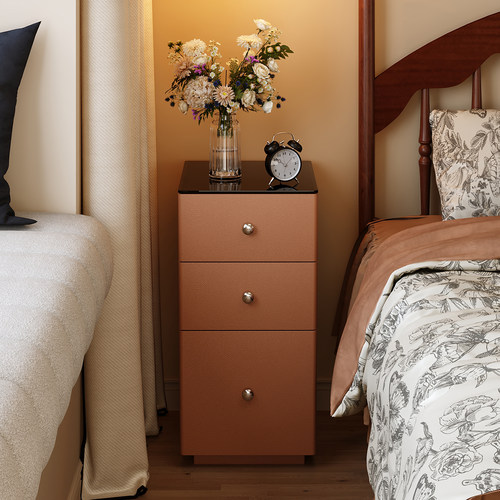 实木床头柜子小型简约现代2024新款轻奢高级