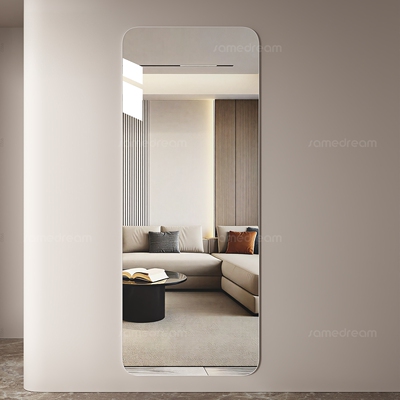 无框镜子家用免打孔壁挂全身镜