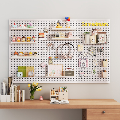 全新泰坦钢书桌洞洞板置物架