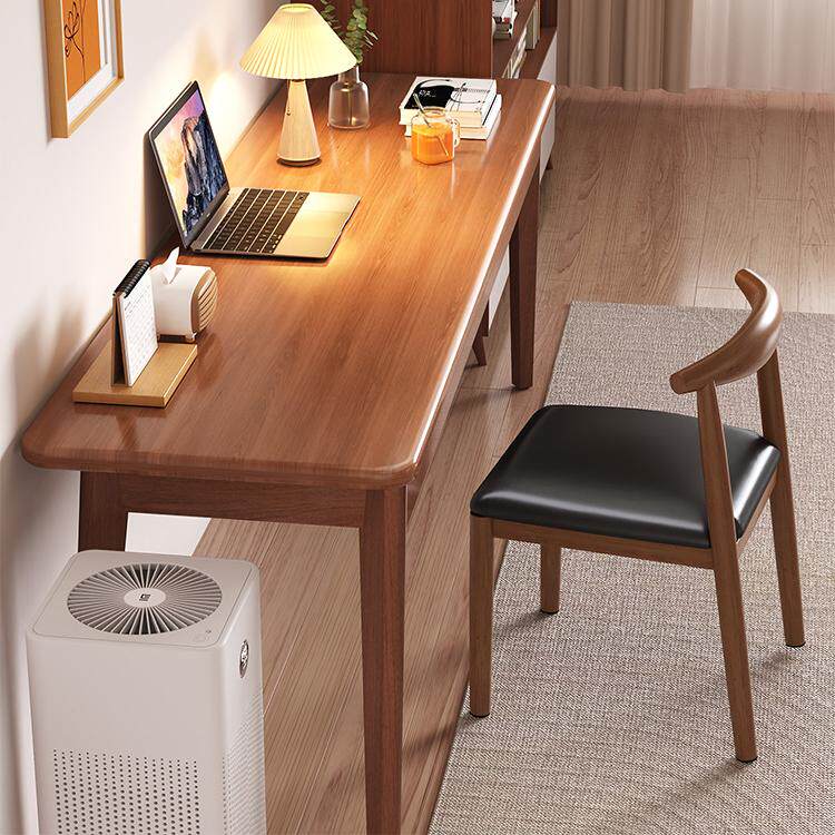 实木腿窄书桌长条桌40/50cm家用电脑桌卧室学生学习桌小户型桌子,住宅家具,电脑桌,淘宝优惠券,粉丝福利购,淘宝优惠卷
