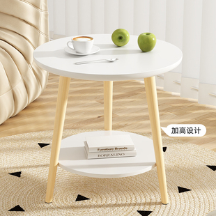 小桌子沙发边几茶几客厅家用简约现代阳台圆桌茶桌卧室简易床头桌