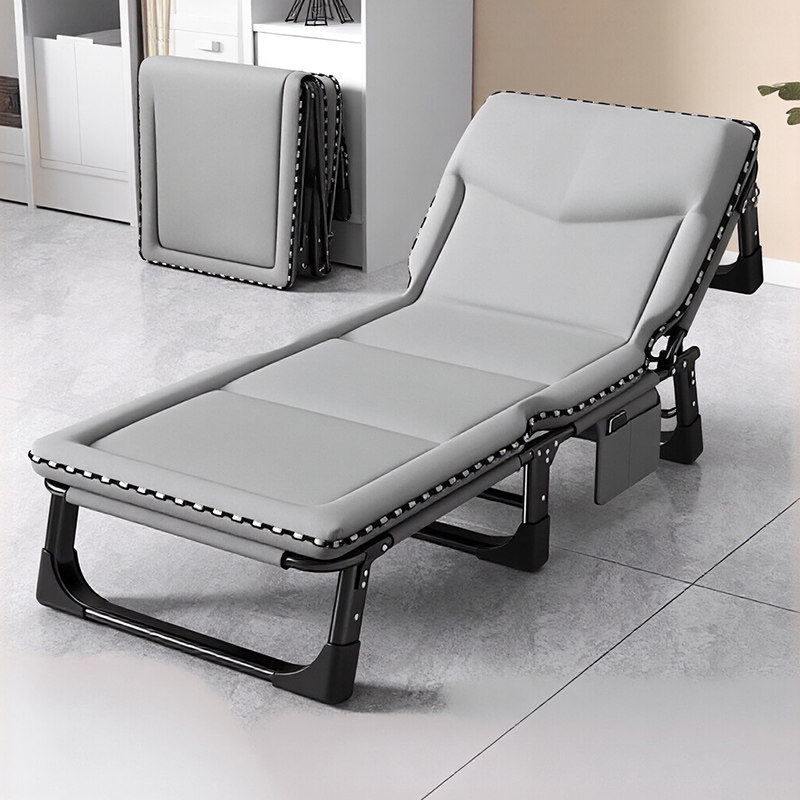 折叠床单人床办公室午休躺椅家用多功能便携行军床成人午睡神器