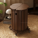 三梦实木叠叠乐凳子家用中古风可叠放组合凳收纳折叠凳堆叠组合凳