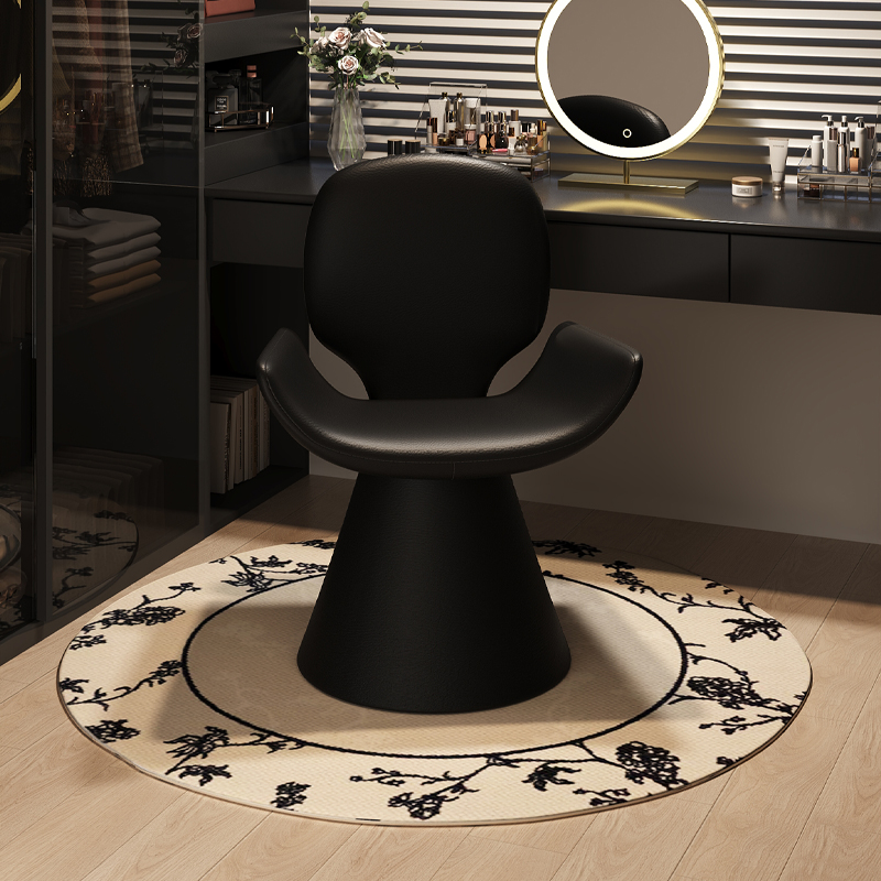 2025新款化妆凳轻奢高级旋转化妆椅女生卧室衣帽间凳子靠背梳妆凳