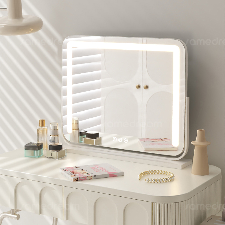 SAMEDREAM方形LED补光化妆镜