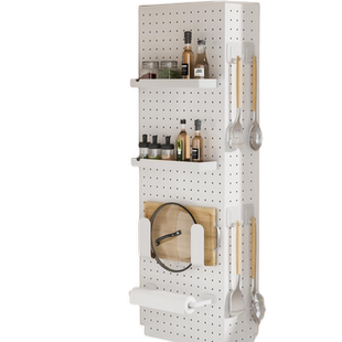 厨房燃气管道遮挡装饰天然气下水管遮丑神器煤气洞洞板包管表箱