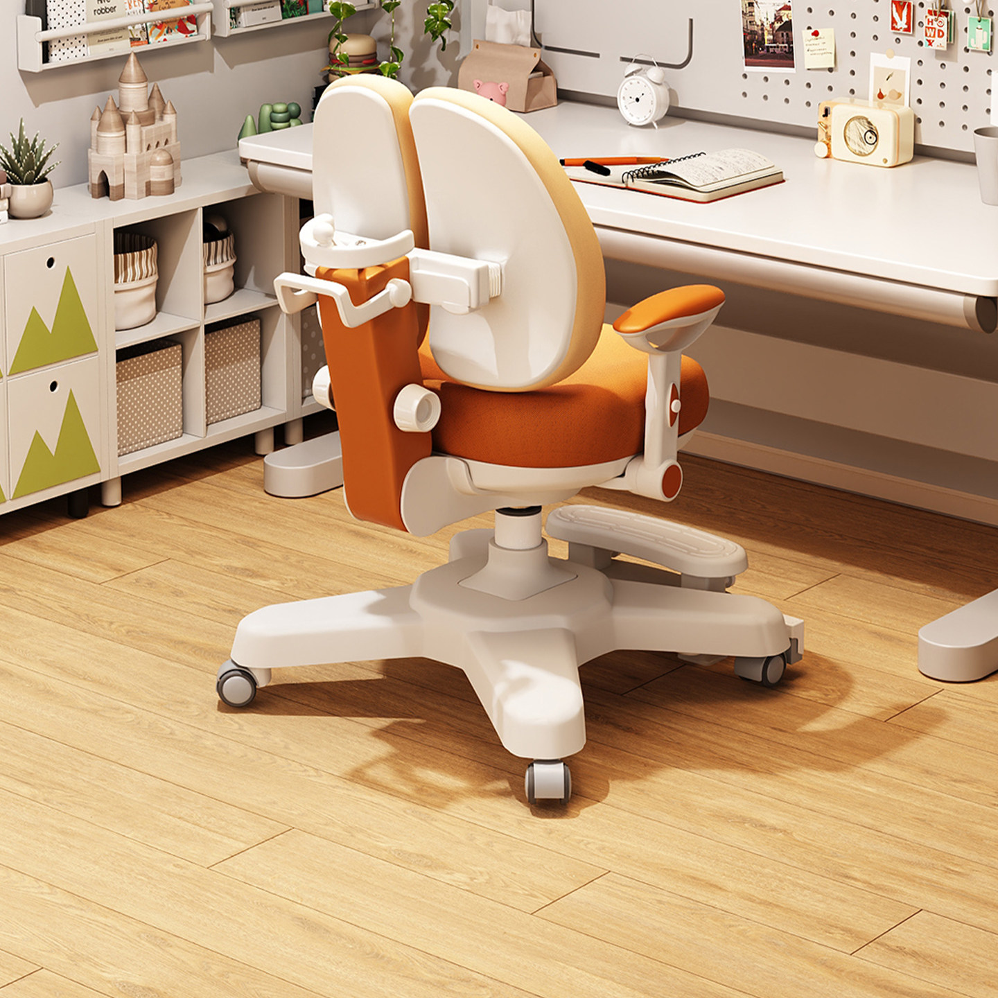 三梦儿童学习椅家用可升降调节学生专用作业写字椅子书桌座椅凳子