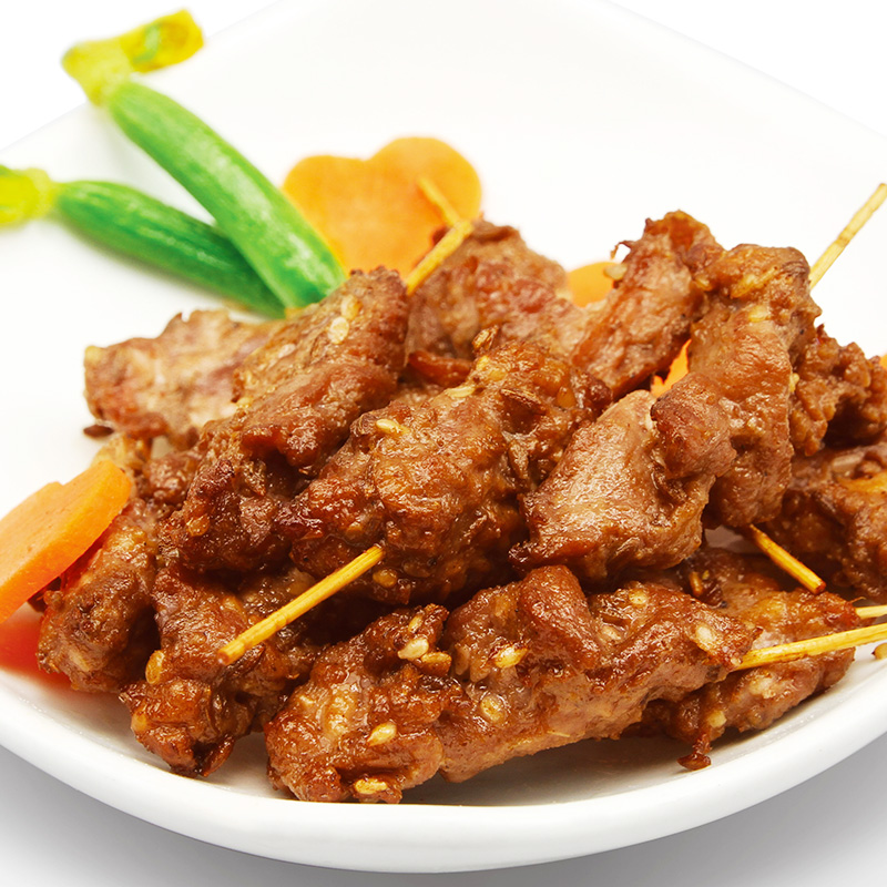大庄园羊肉串牙签肉香嫩羊肉串