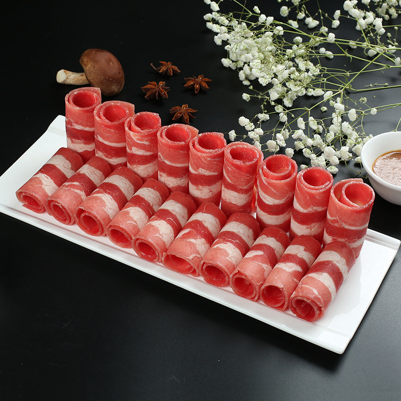 大庄园精品肥牛肉卷500g*1袋新鲜冷冻鲜嫩雪花牛肉片涮火锅食材高性价比高么？