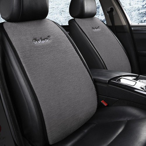 新款冬季短毛绒保暖加厚车用腰靠