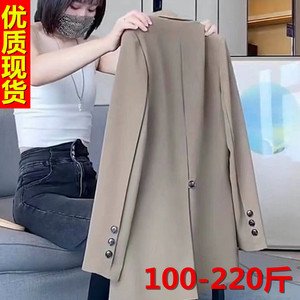 胖mm西装外套显瘦大码西服200斤