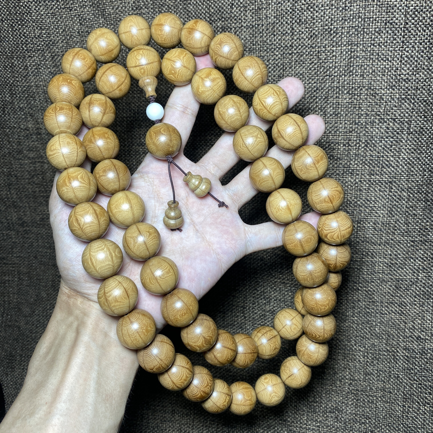 天然五台老料六道木手串原木精品男念珠手持挂链