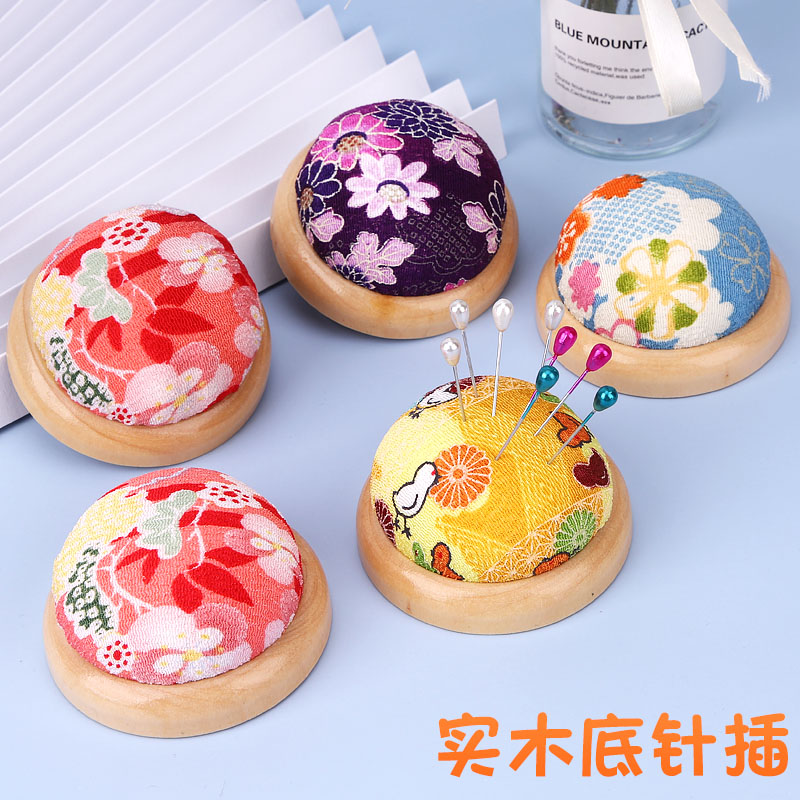 实木手工布艺diy和风针插