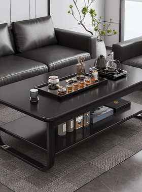 实木办公室茶几会客2024新款高级感商用茶几桌现代简约简易茶桌