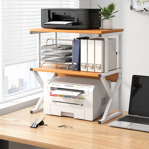 打印机落地多层办公室桌面放置柜