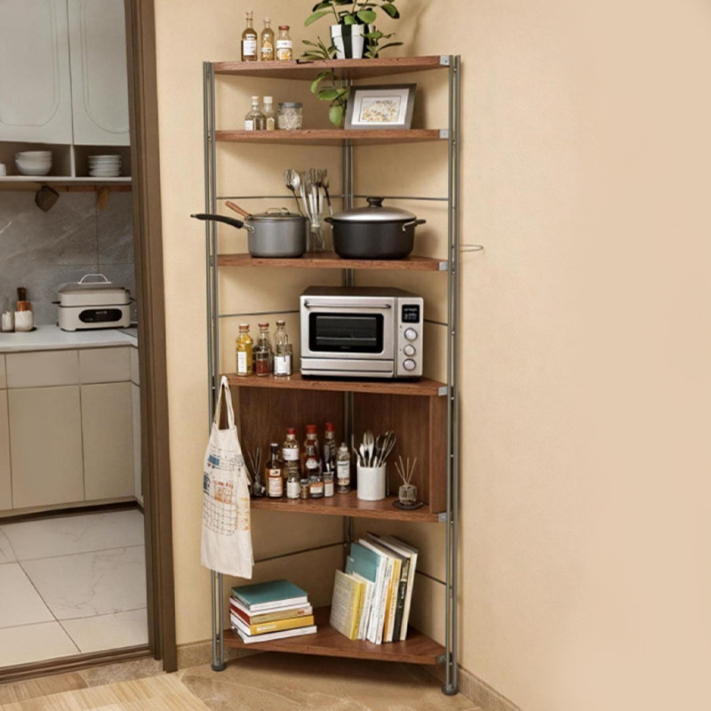 【转角收纳】厨房转角置物架落地