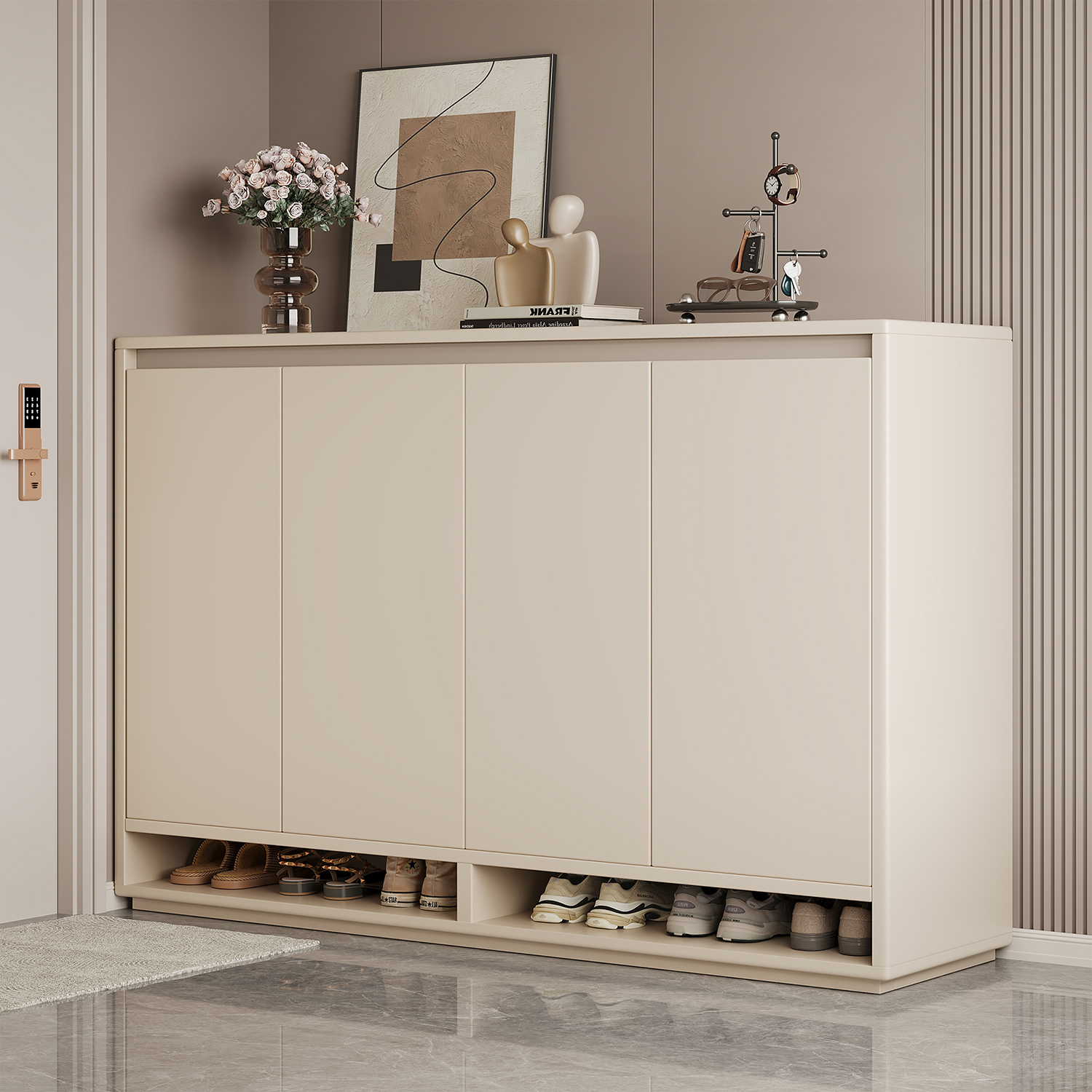 【李佳琦推荐】环保实木鞋柜鞋架