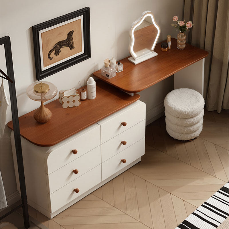 法式复古梳妆台斗柜一体卧室现代简约主卧化妆桌床尾电脑桌收纳柜,住宅家具,梳妆台/桌,淘宝优惠券,粉丝福利购,淘宝优惠卷