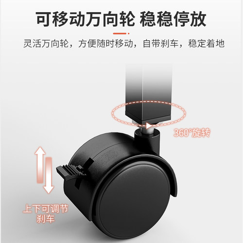 电脑主机架子落地打印机置物架办公室台式机底座可移动书架收纳架