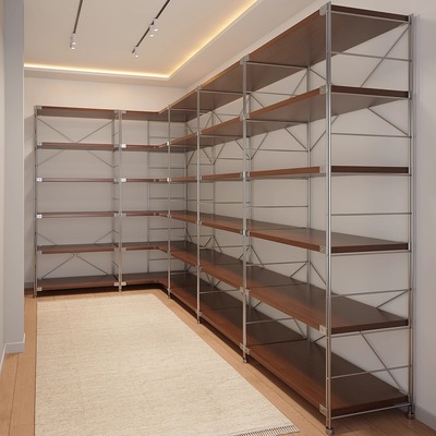 L型货架多层收纳架整墙组合800库