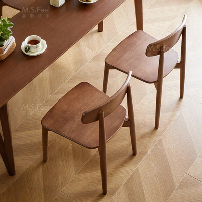 2025新款中古餐椅茶椅休闲椅