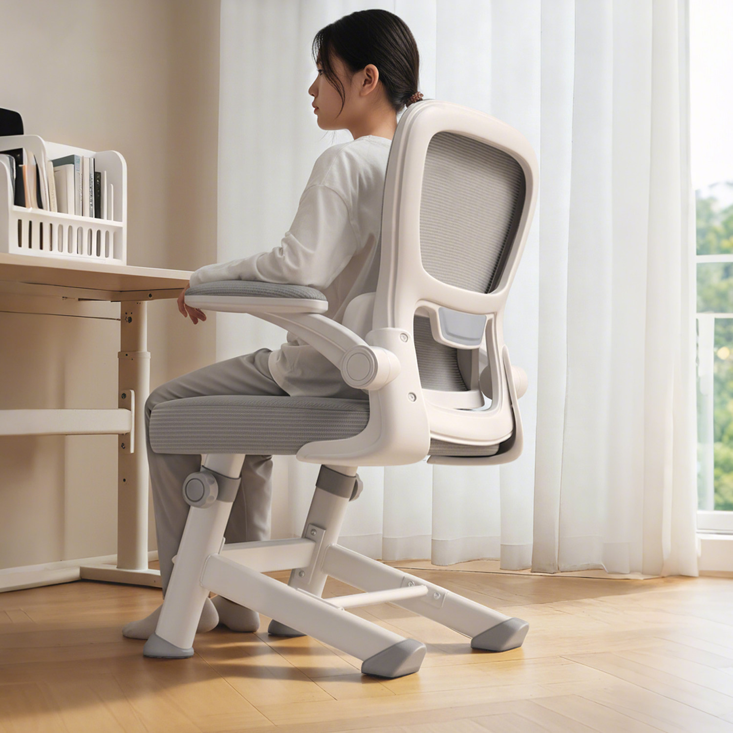 书桌靠背椅电脑椅人体工学学习椅子初高中青少年儿童学生专用写字,住宅家具,电脑椅,淘宝优惠券,粉丝福利购,淘宝优惠卷