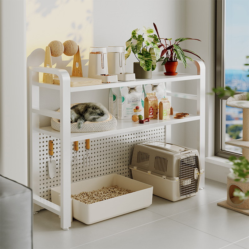 【猫咪天堂】多层铁艺收纳架