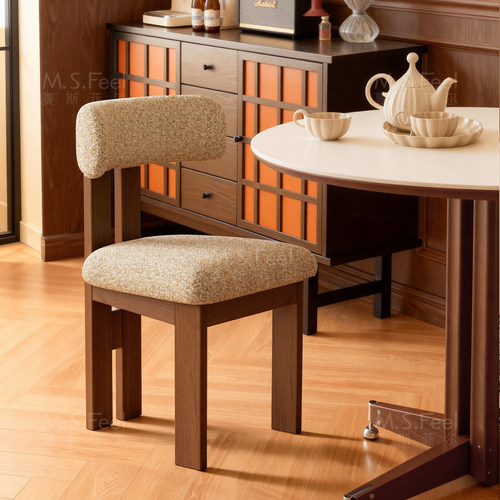 中古餐椅设计师款实木餐桌椅