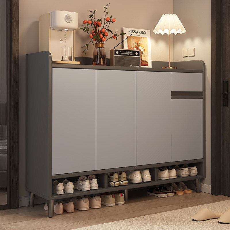 入户门鞋柜家用门口室内收纳柜一体靠墙2025新款爆款高档实木鞋架,住宅家具,鞋柜,淘宝优惠券,粉丝福利购,淘宝优惠卷