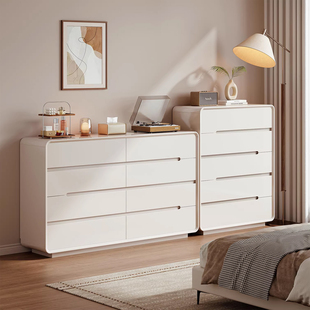 实木斗柜卧室置物柜客厅靠墙五斗柜大容量储藏床尾抽屉柜2025新款