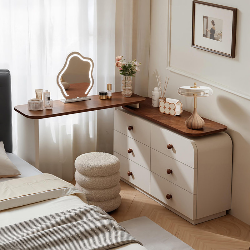 100%ENF级实木芯环保烤漆梳妆台