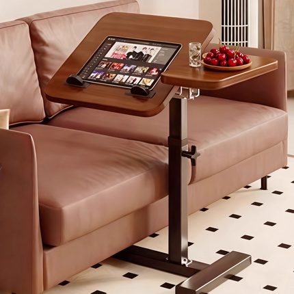 可移动升降床边桌沙发边小桌子简易学生书桌折叠笔记本电脑办公桌