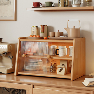 实木杯架防尘咖啡杯水杯子收纳餐桌台面茶杯茶具放置餐边柜置物架