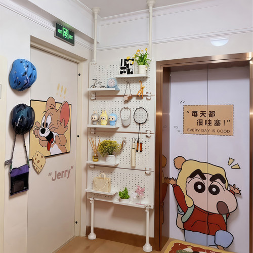 一梯一户电梯间·顶天立地洞洞板