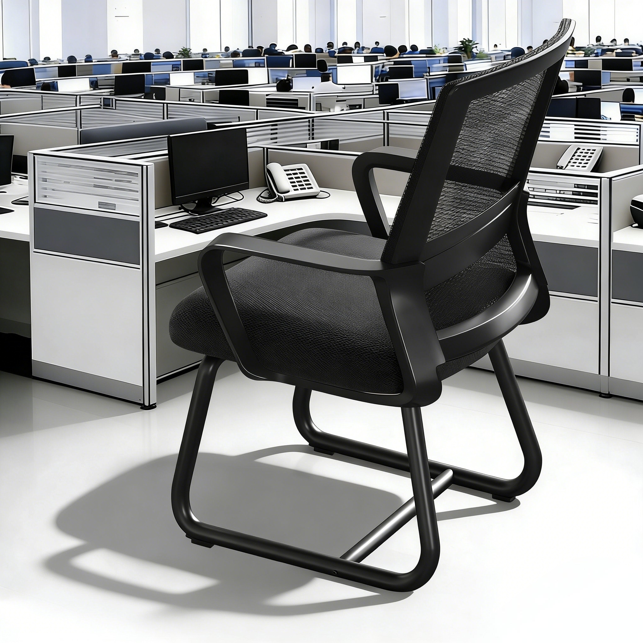 电脑椅职工办公室椅子舒适久坐职员宿舍靠背座椅结实耐用办公椅子