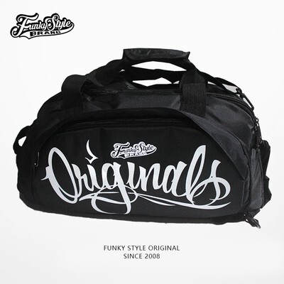 FunkyStyle潮大容量手提包双肩包运动街舞嘻哈斜挎包单肩包旅行包