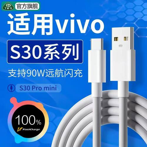 丁威特适用vivo/iQoo闪充数据线超级闪充手机车用车载原装充电线