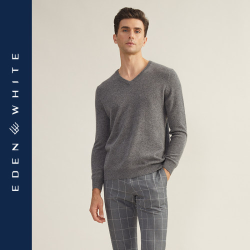 圣雪绒2021秋冬新款纯色羊绒衫